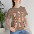 Christmas Gingerbread Characters Tee – Cute Holiday Cookie Shirt