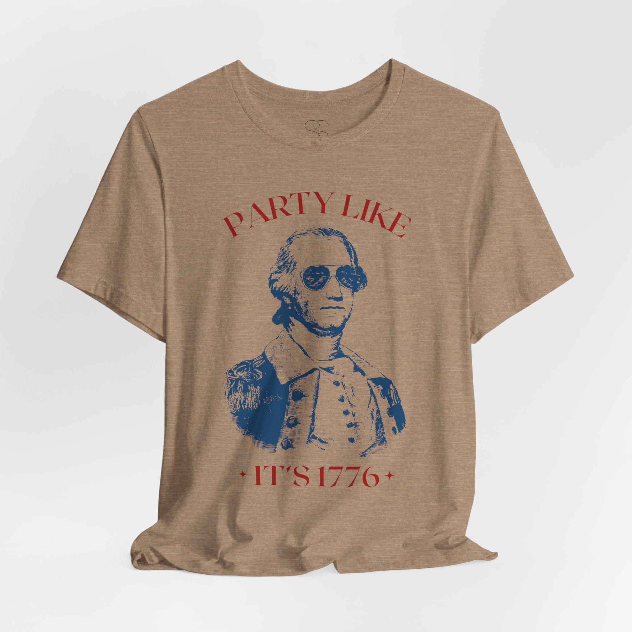 Party Like It’s 1776 T-Shirt - Patriotic George Washington Fourth of July Tee