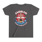 Jadran Junior Tamburitzans Kid Shirt - White and Red Lettering & Serbian Logo