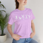 Cheer Poses T-Shirt — Cheerleading Silhouette Tee