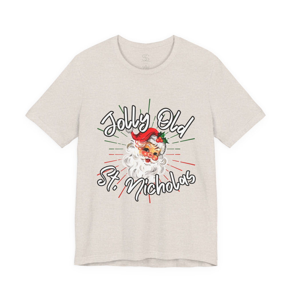 Santa Claus Unisex Tee - Jolly Old St Nicholas