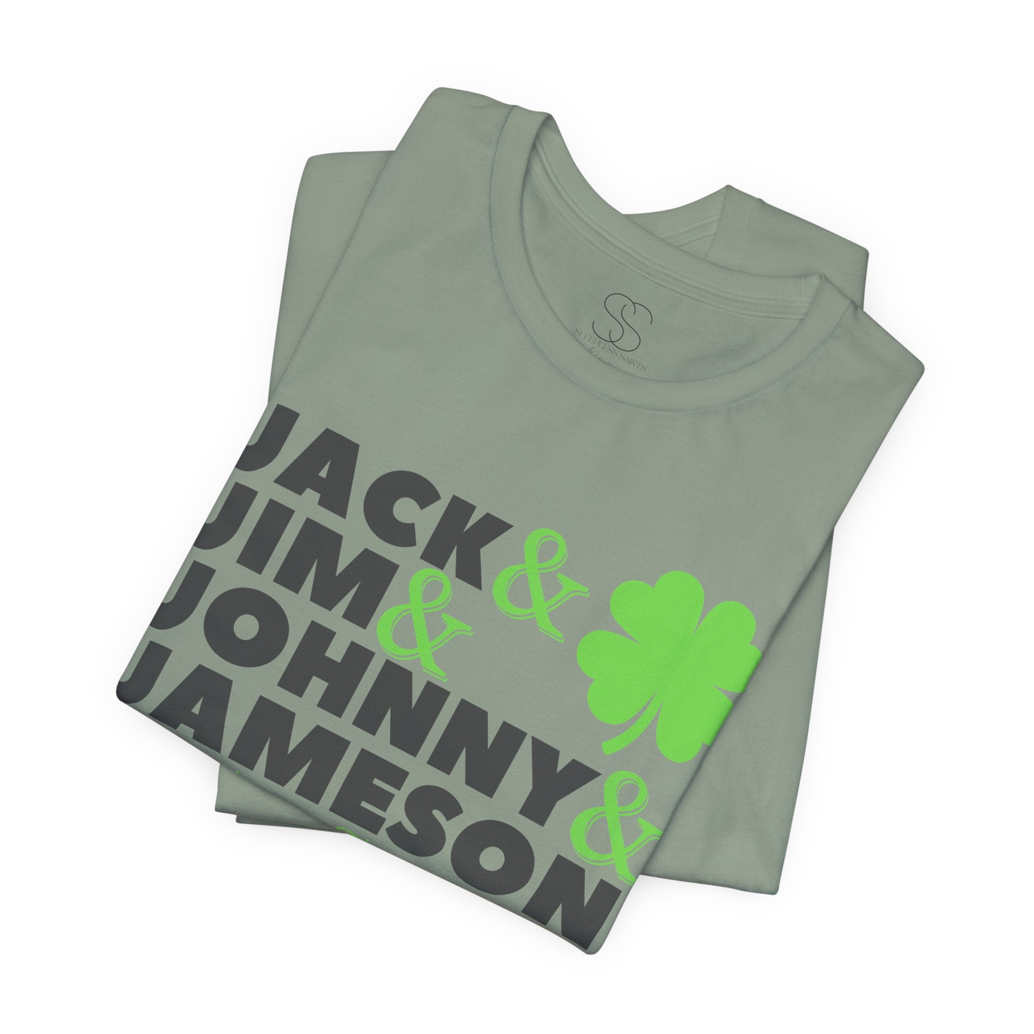 Four Fathers of St. Patrick's Day - Jack & Jim & Johnny & Jameson Graphic T-Shirt