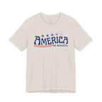America The Beautiful T-Shirt - Patriotic 4th of July Tee