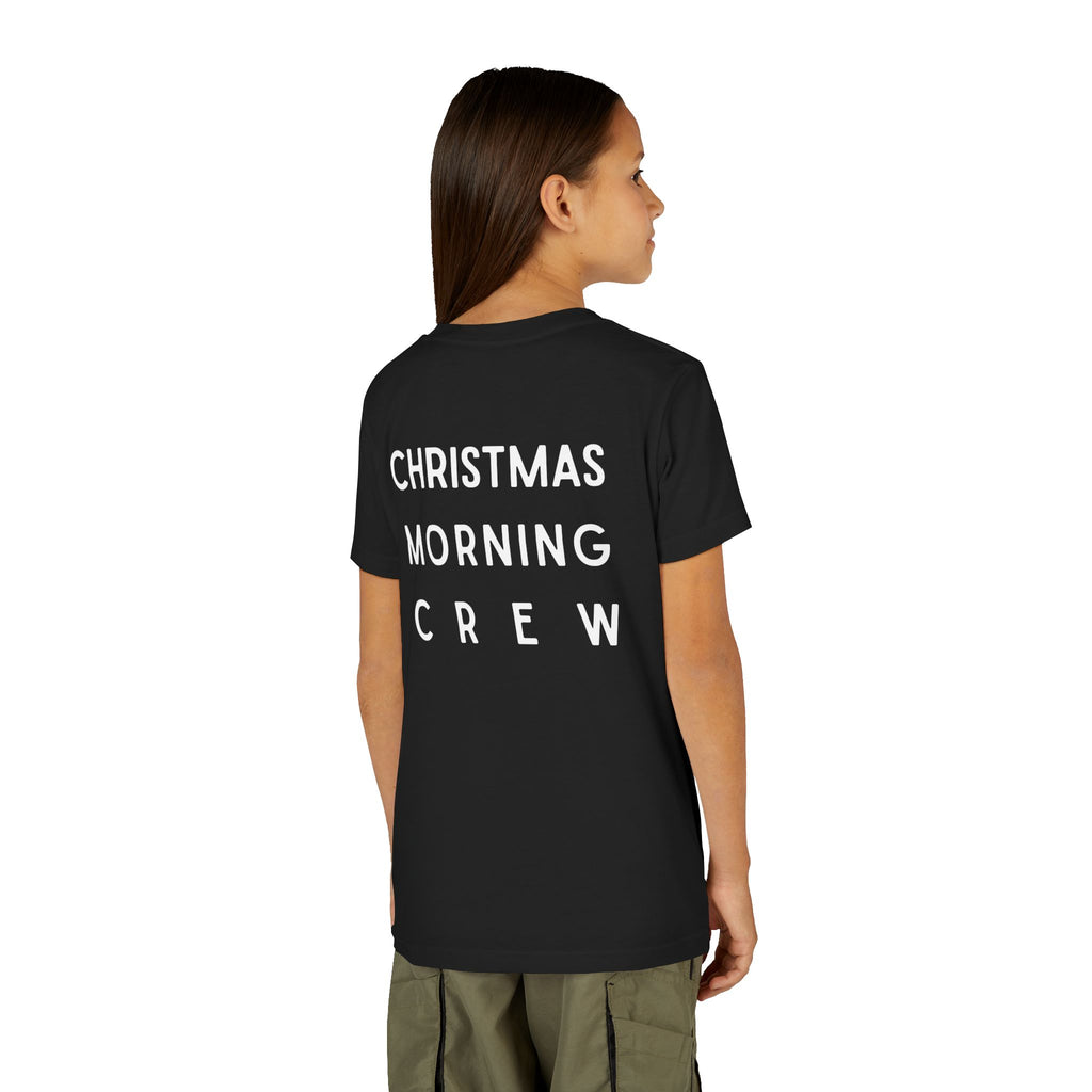 Youth Tee — "Christmas Morning Crew" Holiday Kids T-Shirt