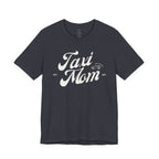 Taxi Mom T‑Shirt — Vintage Script 'Taxi Mom' Graphic Tee