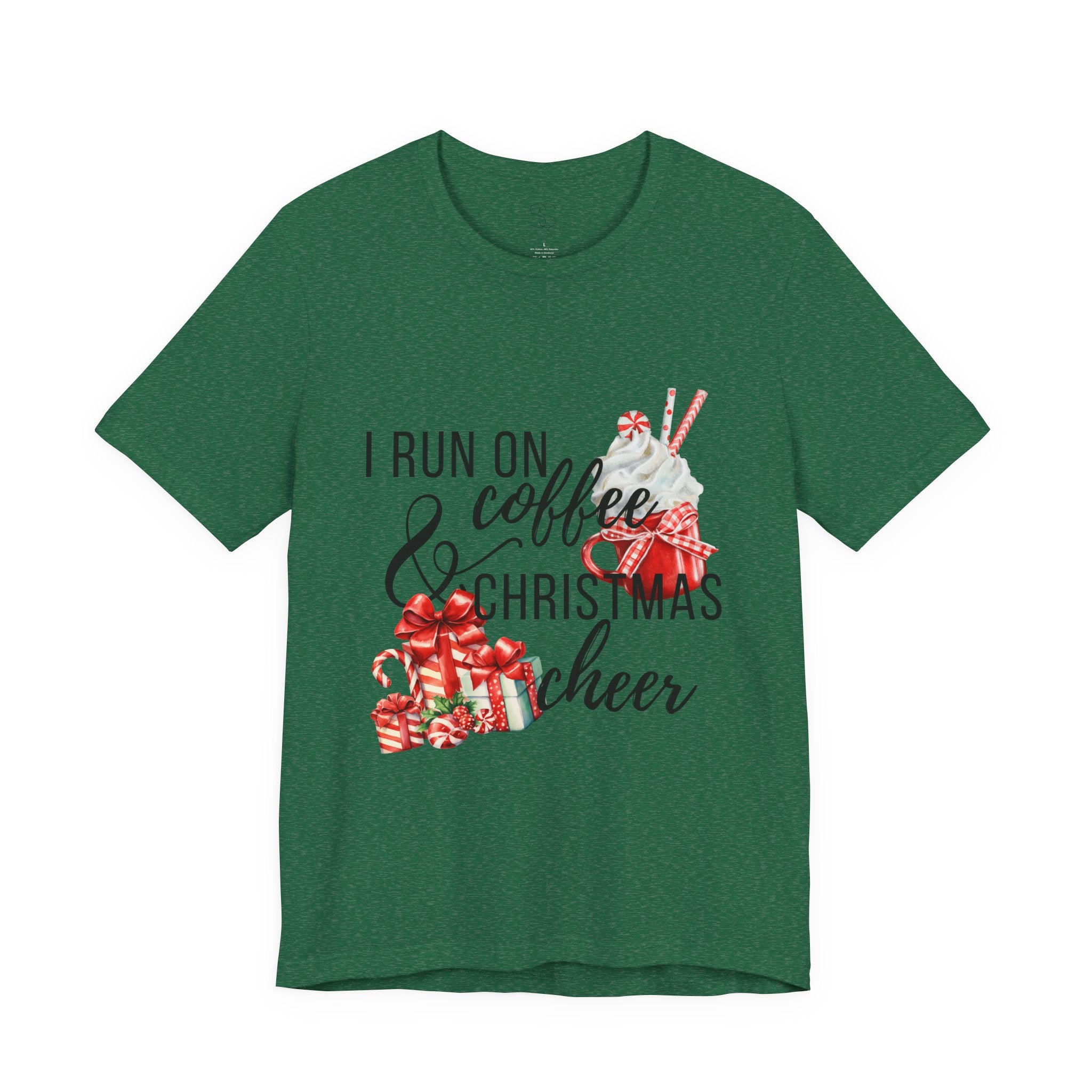 I Run on Coffee & Christmas Cheer Tee