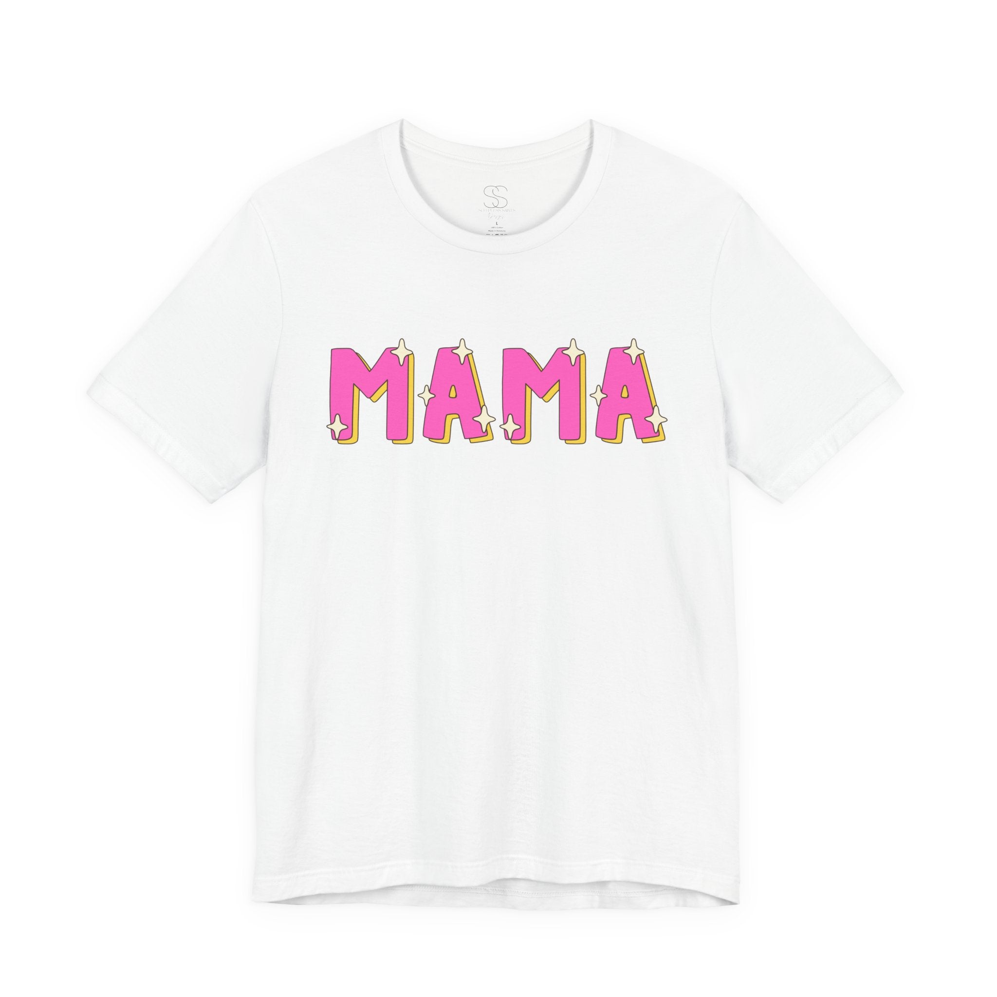 Mama Pink T-Shirt — Cute 'MAMA' Graphic Tee
