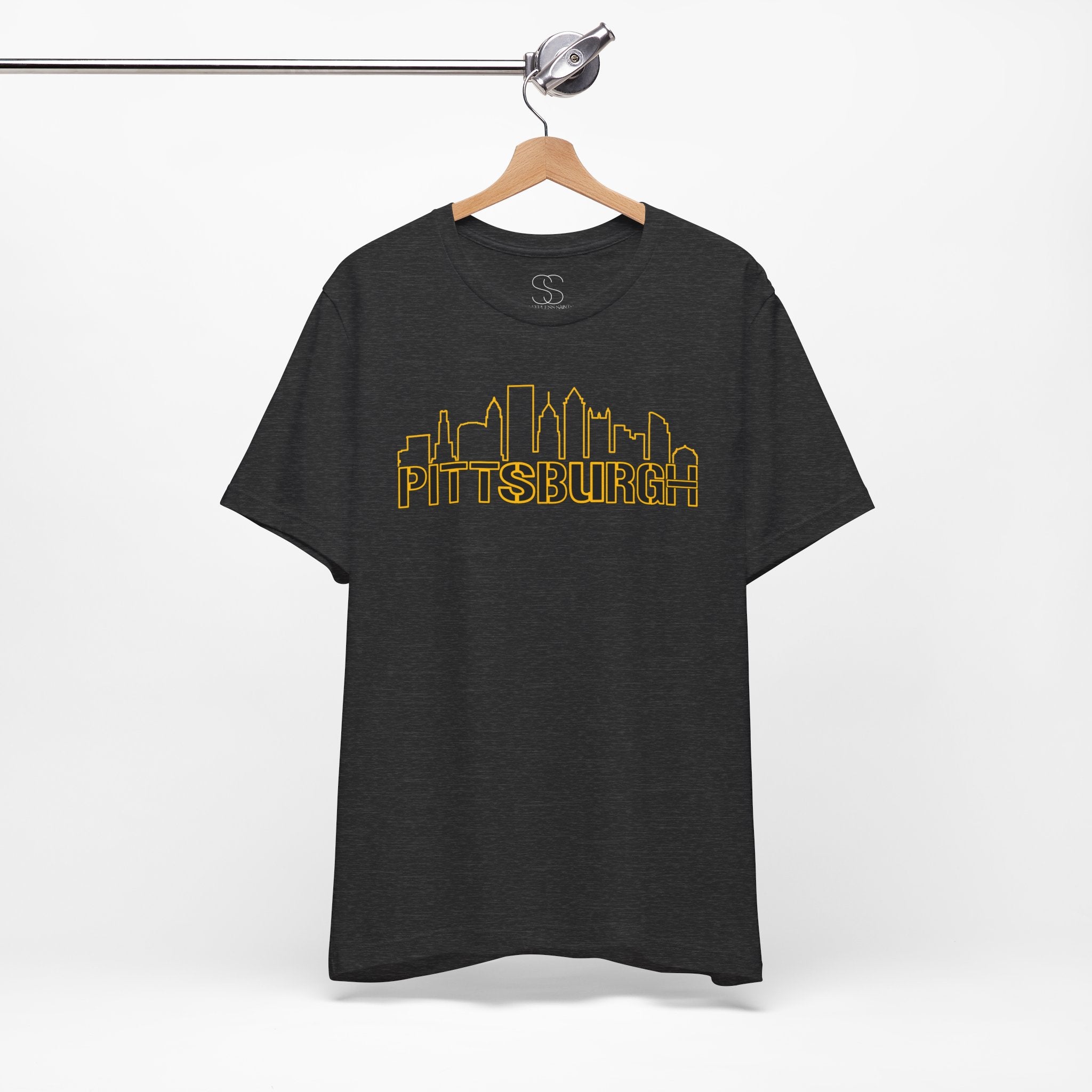 Pittsburgh Skyline T-Shirt — Gold City Outline Tee