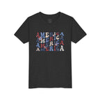 Retro 'America' Patriotic Graphic Youth T-Shirt