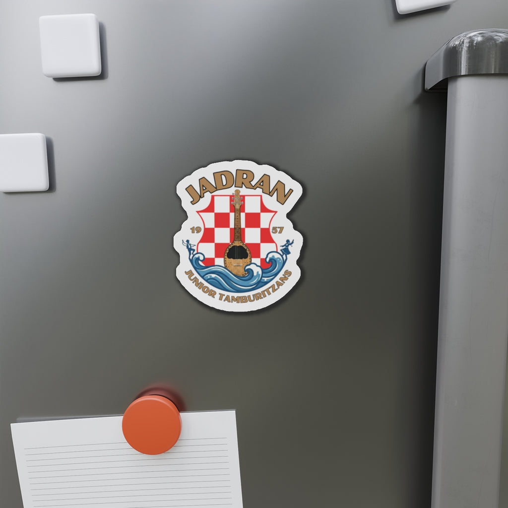 Jadran Junior Tamburitzans Crest Die-Cut Magnet