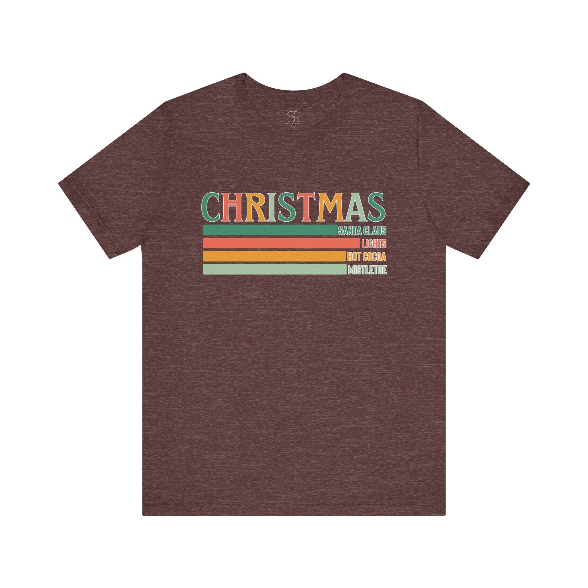 Christmas Words Unisex Jersey Tee