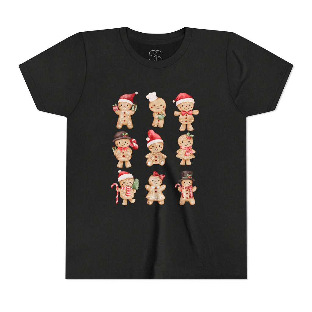 Kids Gingerbread Friends Holiday Tee