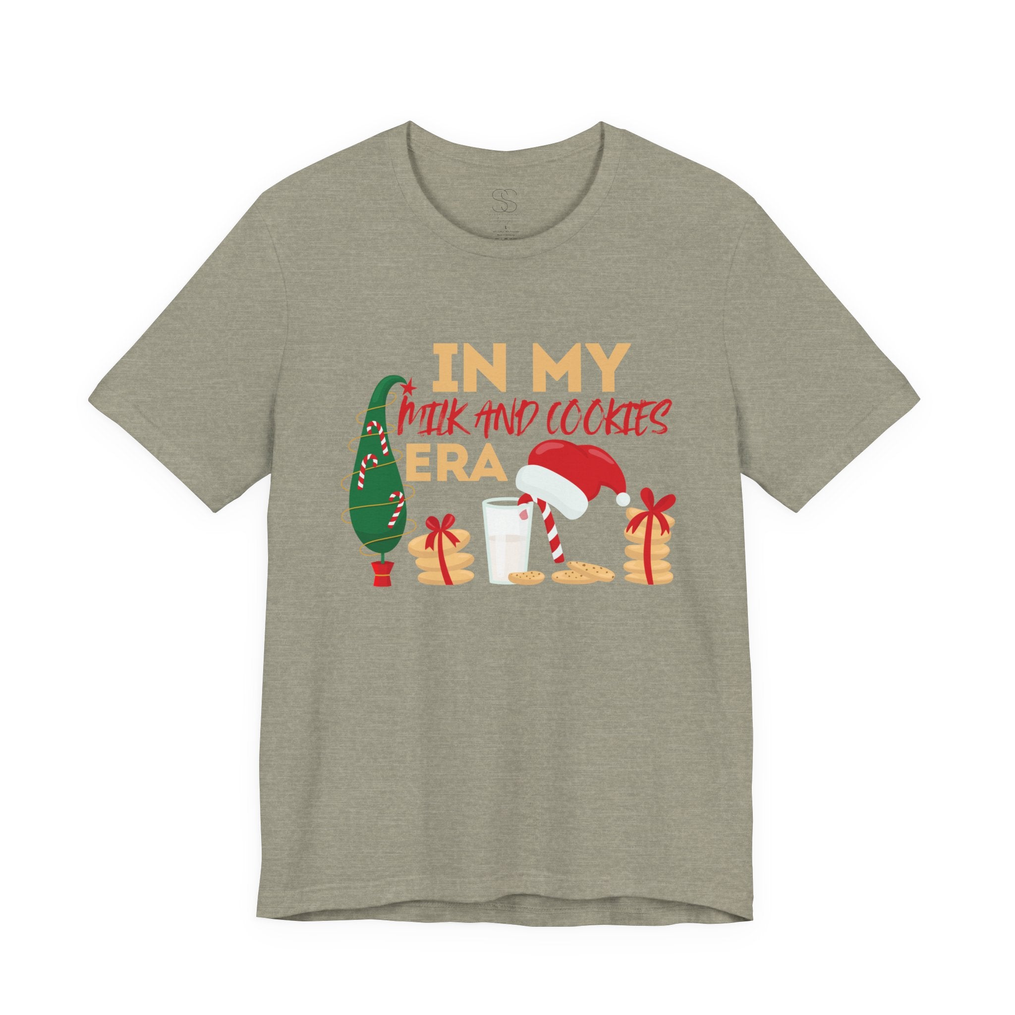 Christmas Cookie & Milk Tee - "In My Milk And Cookies Era" Holiday T‑Shirt