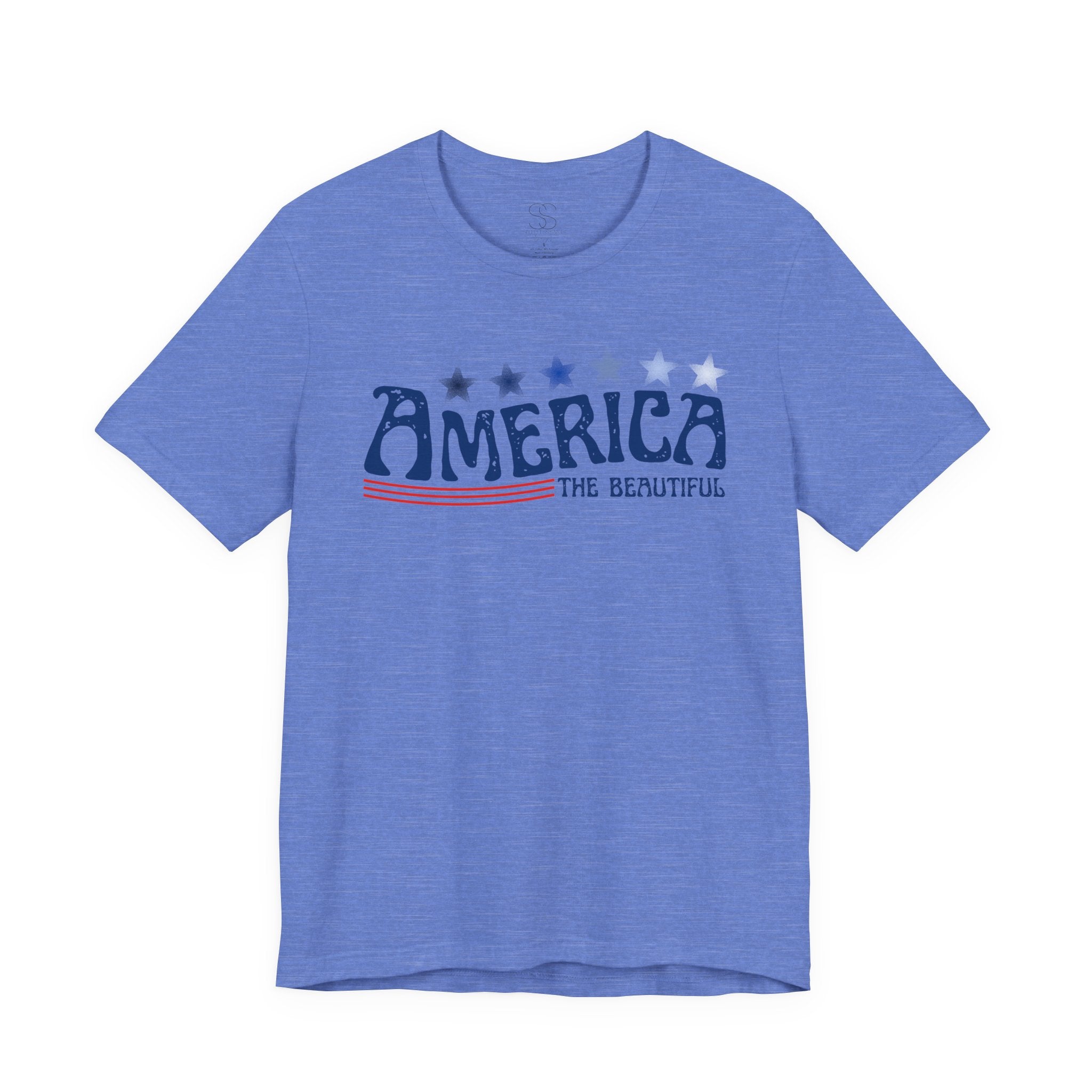 America The Beautiful T-Shirt - Patriotic 4th of July Tee