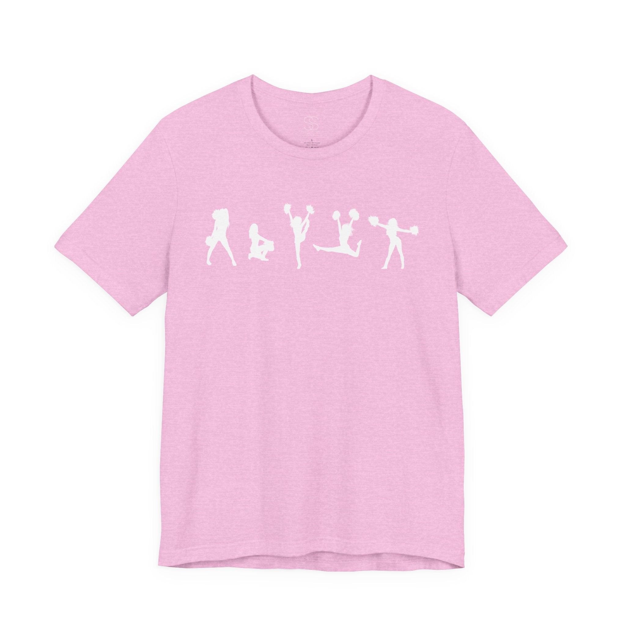 Cheer Poses T-Shirt — Cheerleading Silhouette Tee