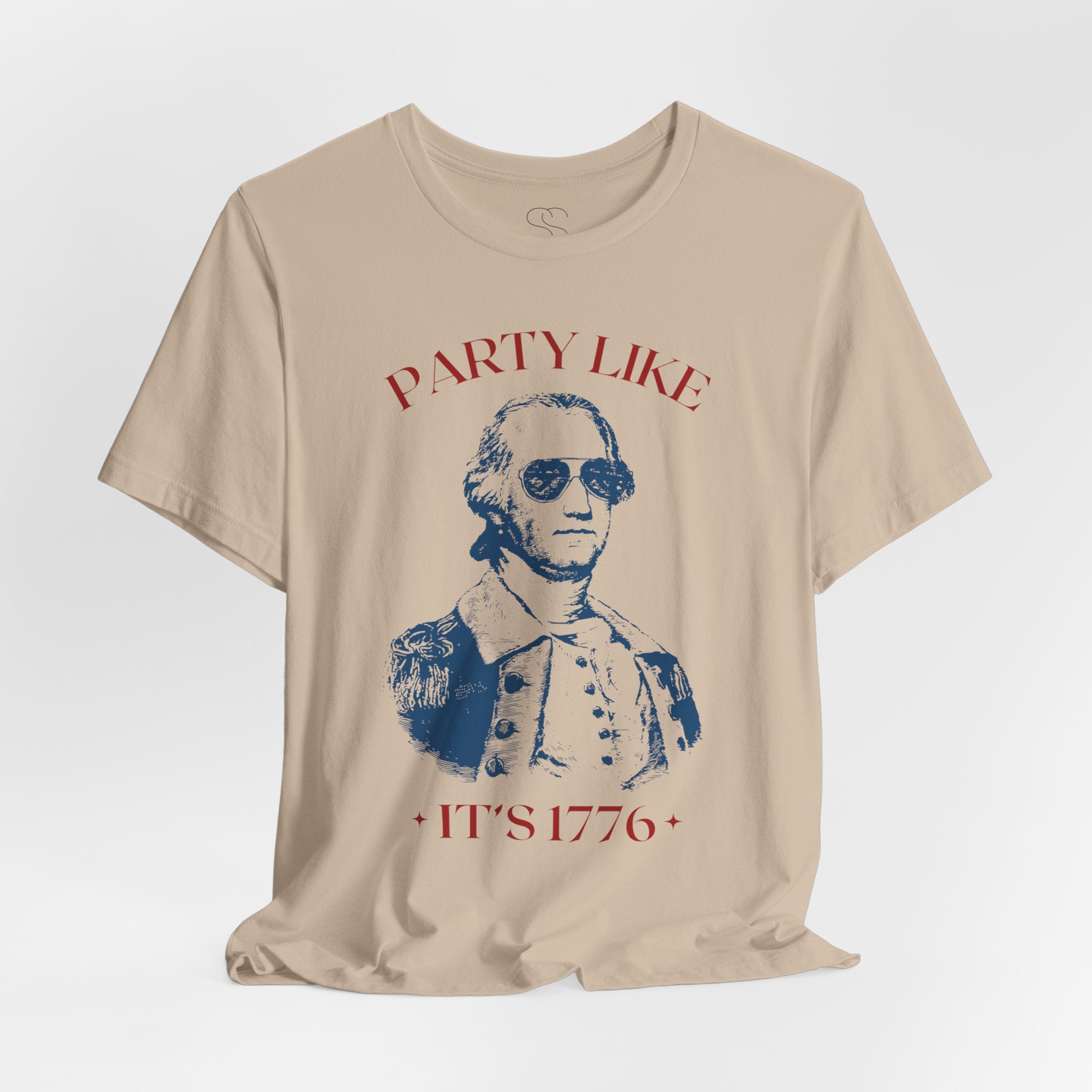 Party Like It’s 1776 T-Shirt - Patriotic George Washington Fourth of July Tee