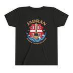 Jadran Junior Tamburitzans Kid Shirt - Tan Lettering & Serbian