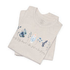 Lovely Lady Dressed in Blue Tee