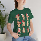 Christmas Gingerbread Characters Tee – Cute Holiday Cookie Shirt