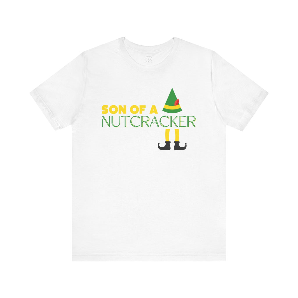 Son of a Nutcracker Christmas Tee — Funny Elf Holiday T-Shirt