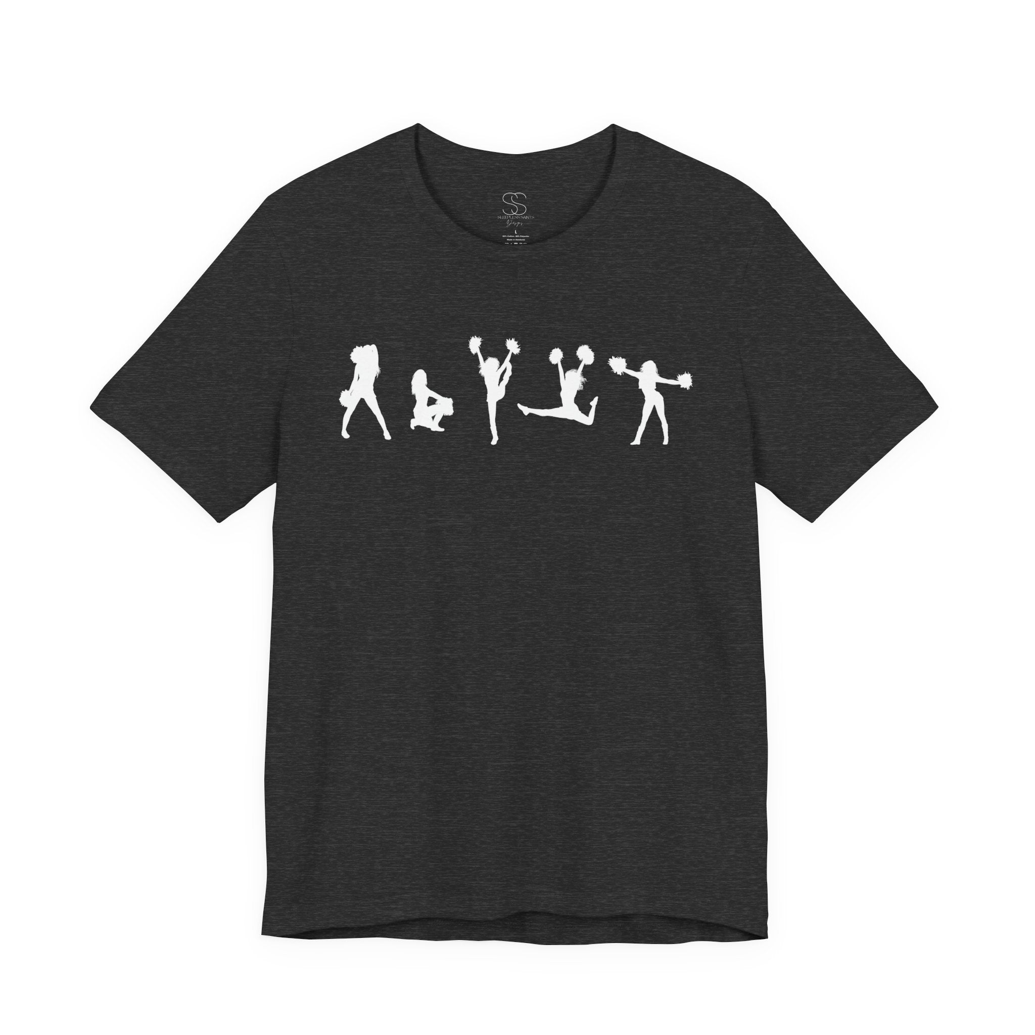 Cheer Poses T-Shirt — Cheerleading Silhouette Tee