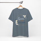 Grace Changes Everything Floral Tee
