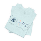 Lovely Lady Dressed in Blue Tee