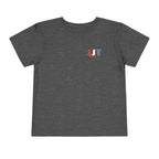 Jadran Junior Tamburitzans Toddler Tee - White and Red Lettering & Serbian Logo