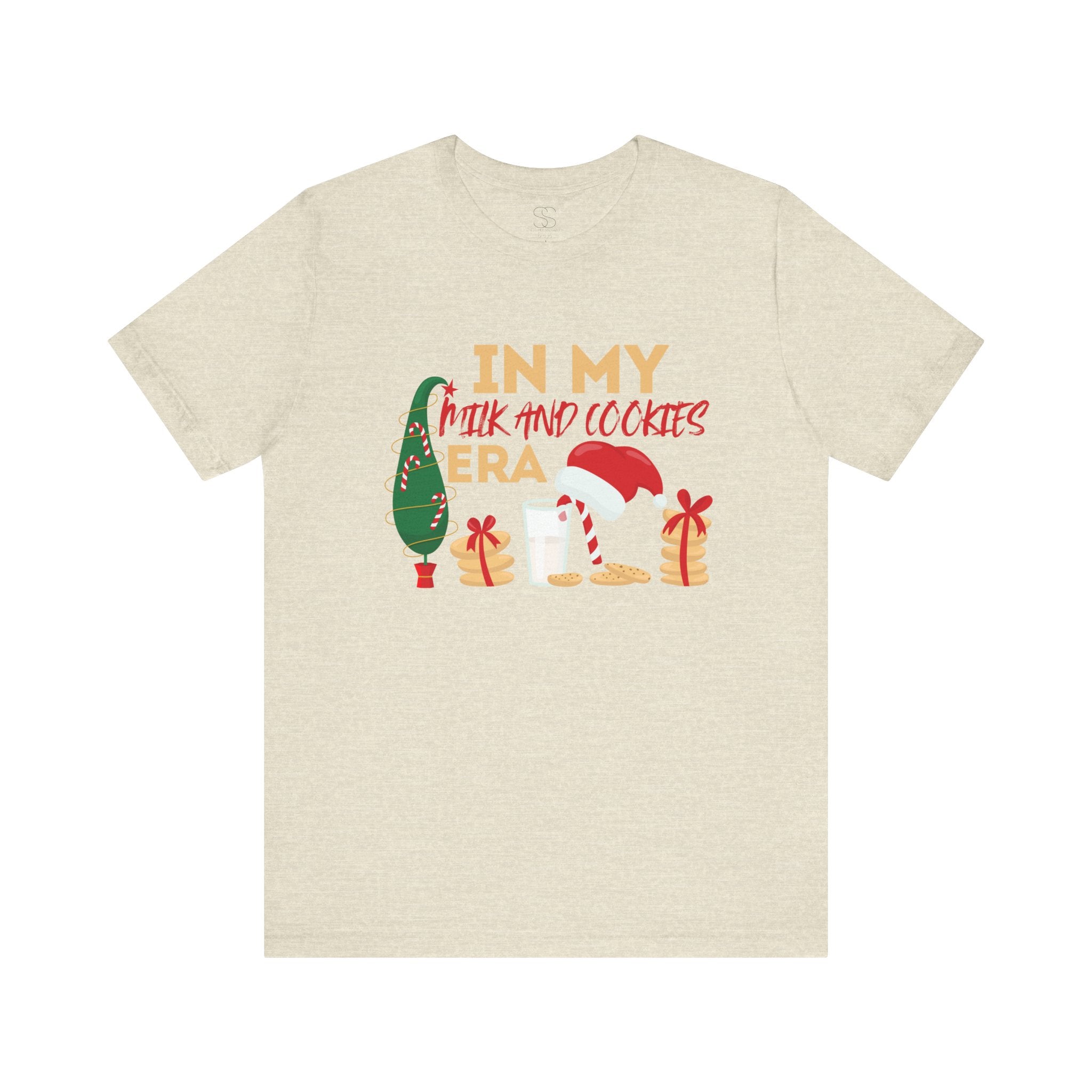 Christmas Cookie & Milk Tee - "In My Milk And Cookies Era" Holiday T‑Shirt