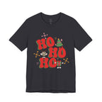 Christmas 'Ho Ho Ho' Tee – Festive Santa & Elf Holiday T-Shirt