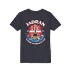 Jadran Junior Tamburitzans Kid Shirt - White and Red Lettering & Serbian Logo