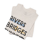 Rivers Bridges Tunnels Ketchup Tee - Pittsburgh Graphic T‑Shirt