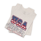 USA Mama Tee - Patriotic Fourth of July Mom Shirt
