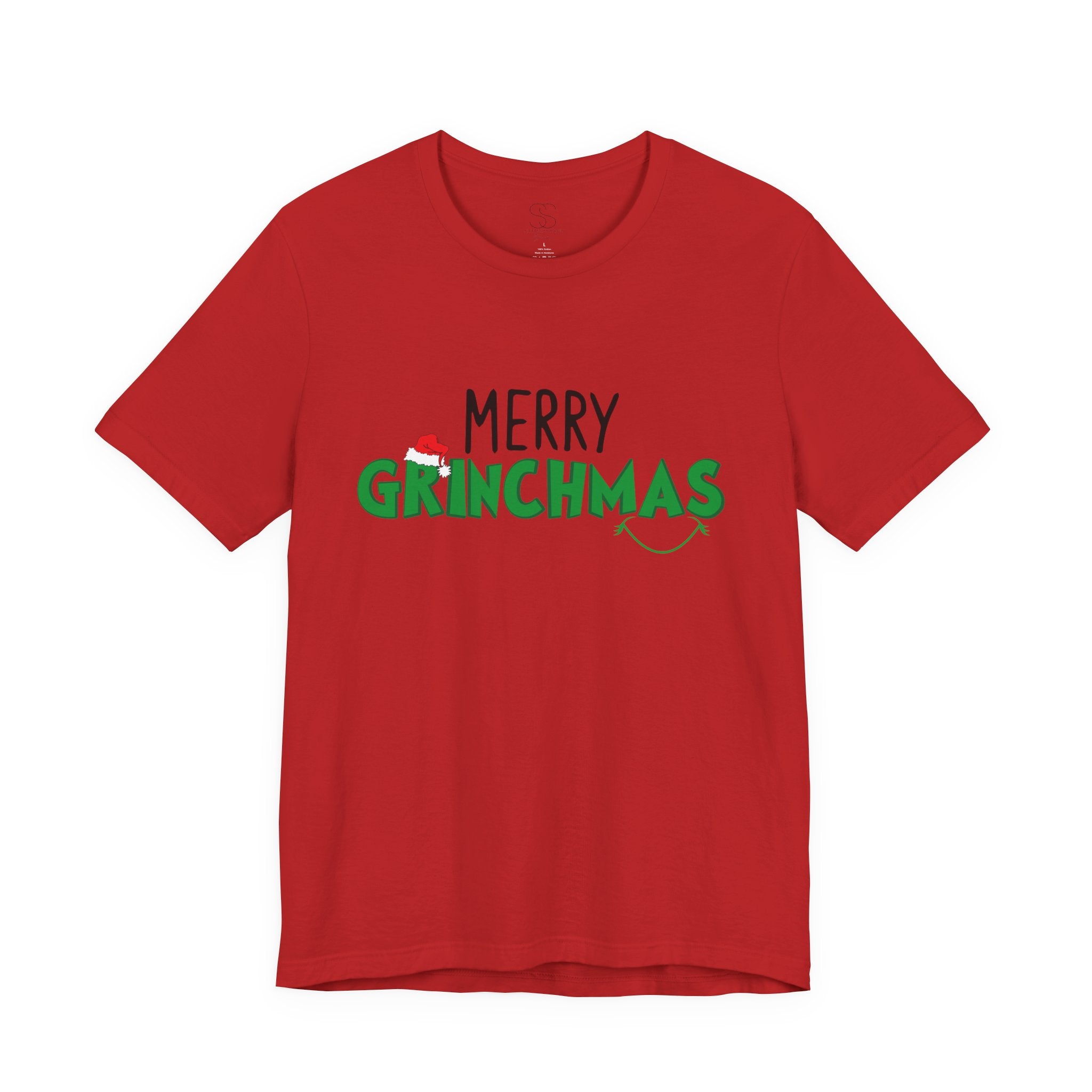 Merry Grinchmas Tee - Unisex Short Sleeve Christmas Shirt
