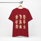 Christmas Gingerbread Characters Tee – Cute Holiday Cookie Shirt