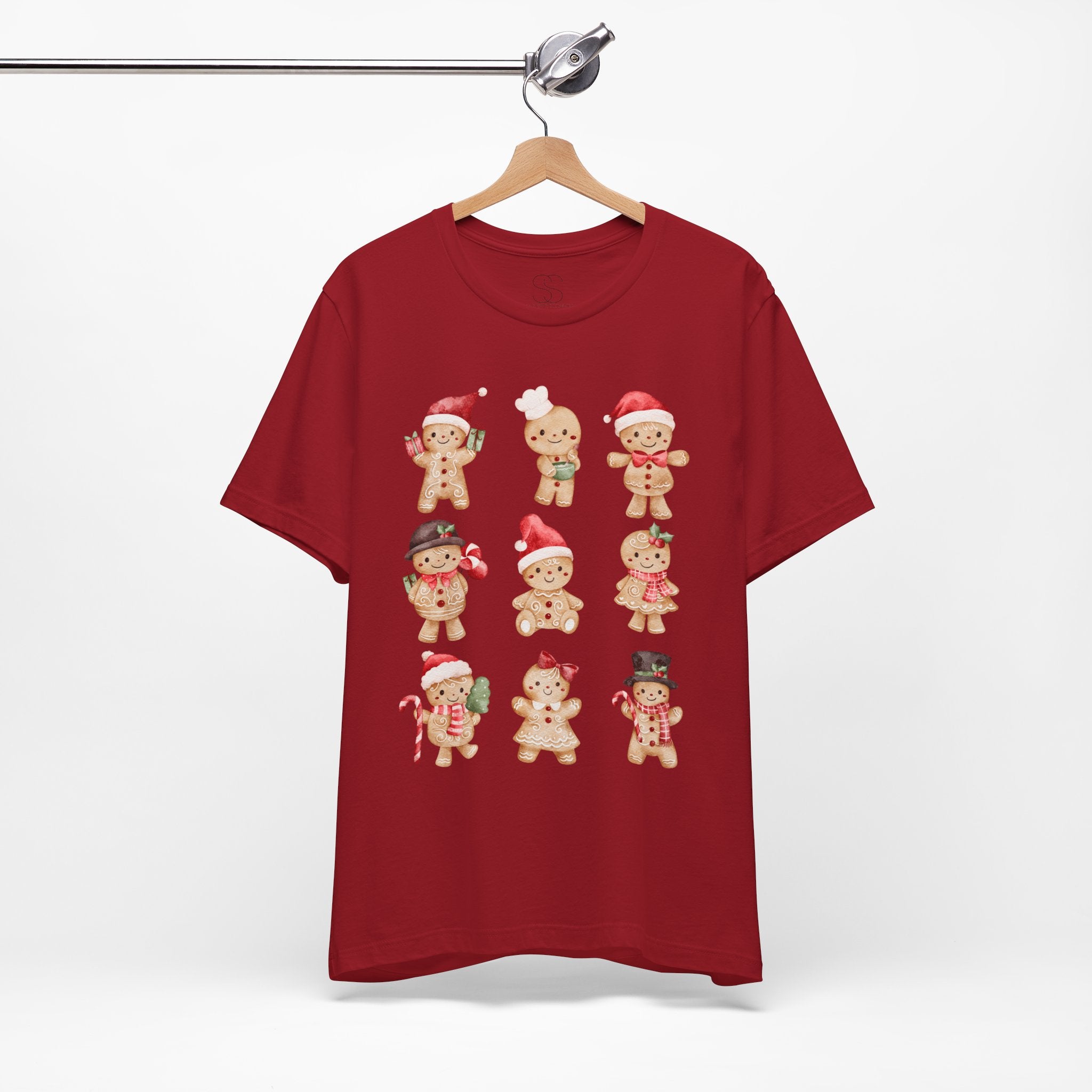 Christmas Gingerbread Characters Tee – Cute Holiday Cookie Shirt