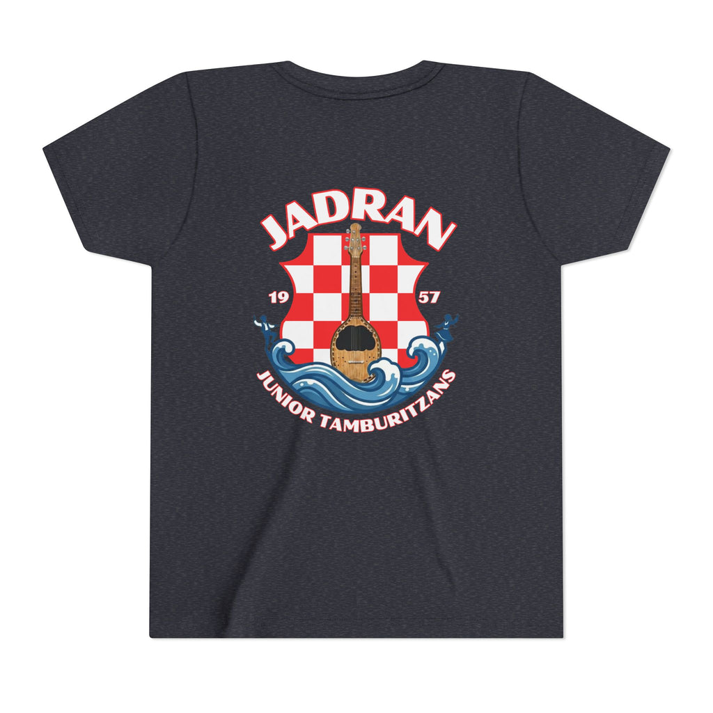 Jadran Junior Tamburitzans Kid Shirt - White and Red Lettering