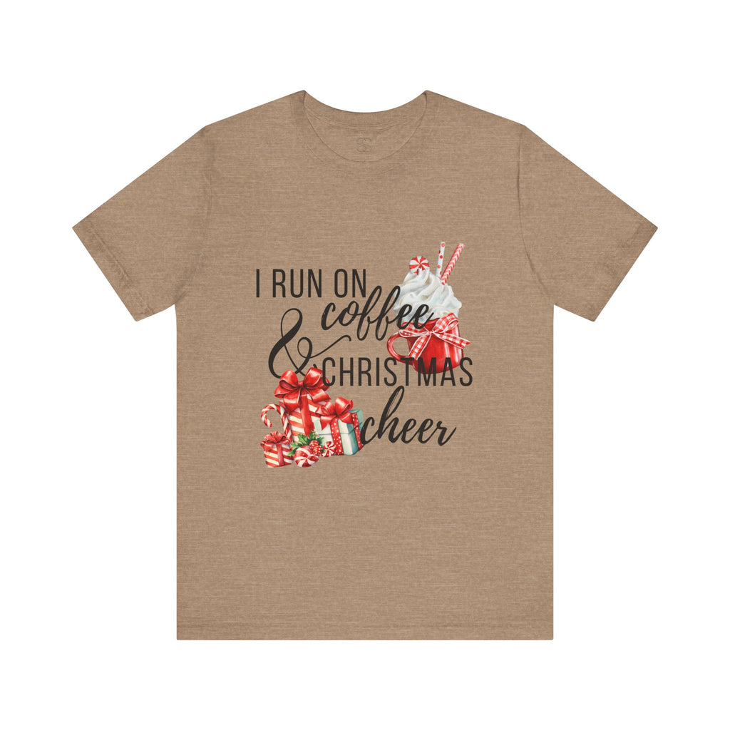 I Run on Coffee & Christmas Cheer Tee