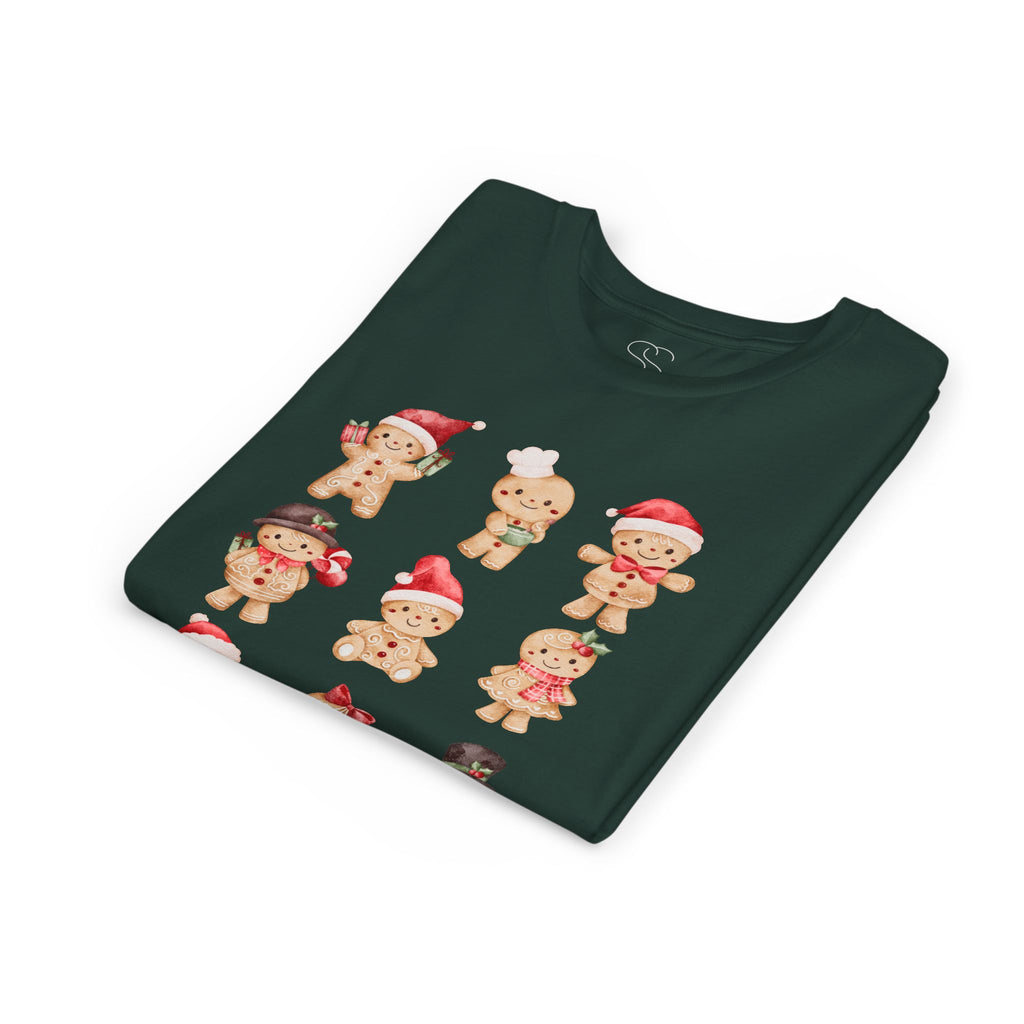 Kids Gingerbread Friends Holiday Tee
