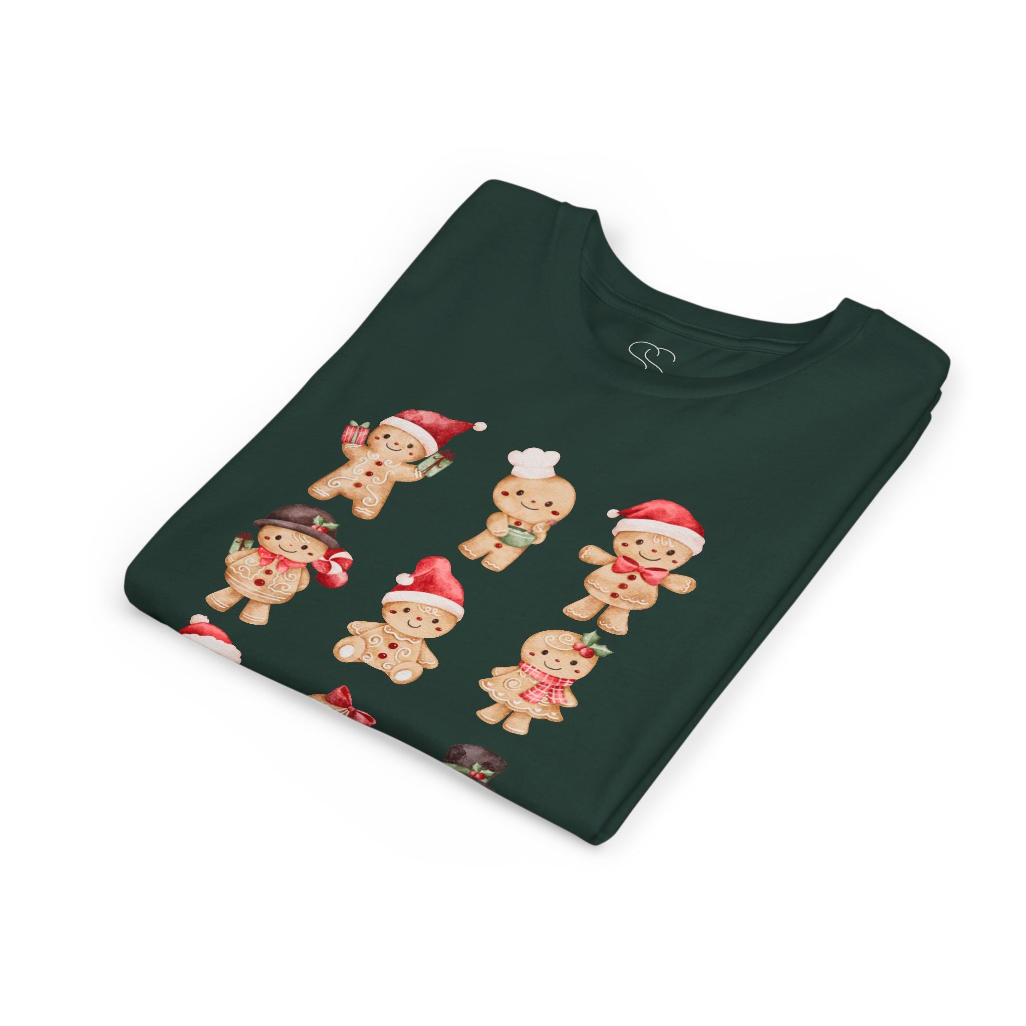 Kids Gingerbread Friends Holiday Tee