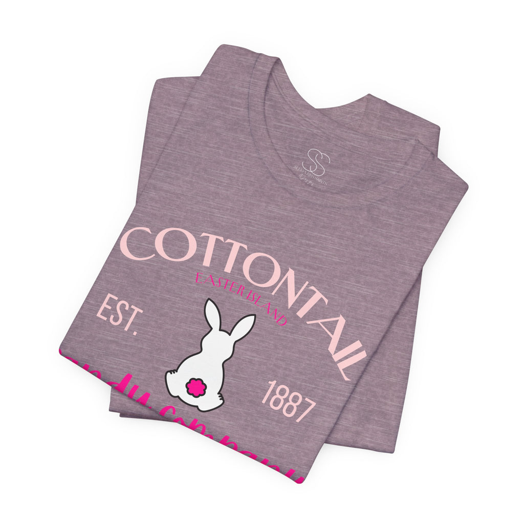 Cottontail Candy Company Tee – Cute Bunny Vintage Candy Shop Shirt