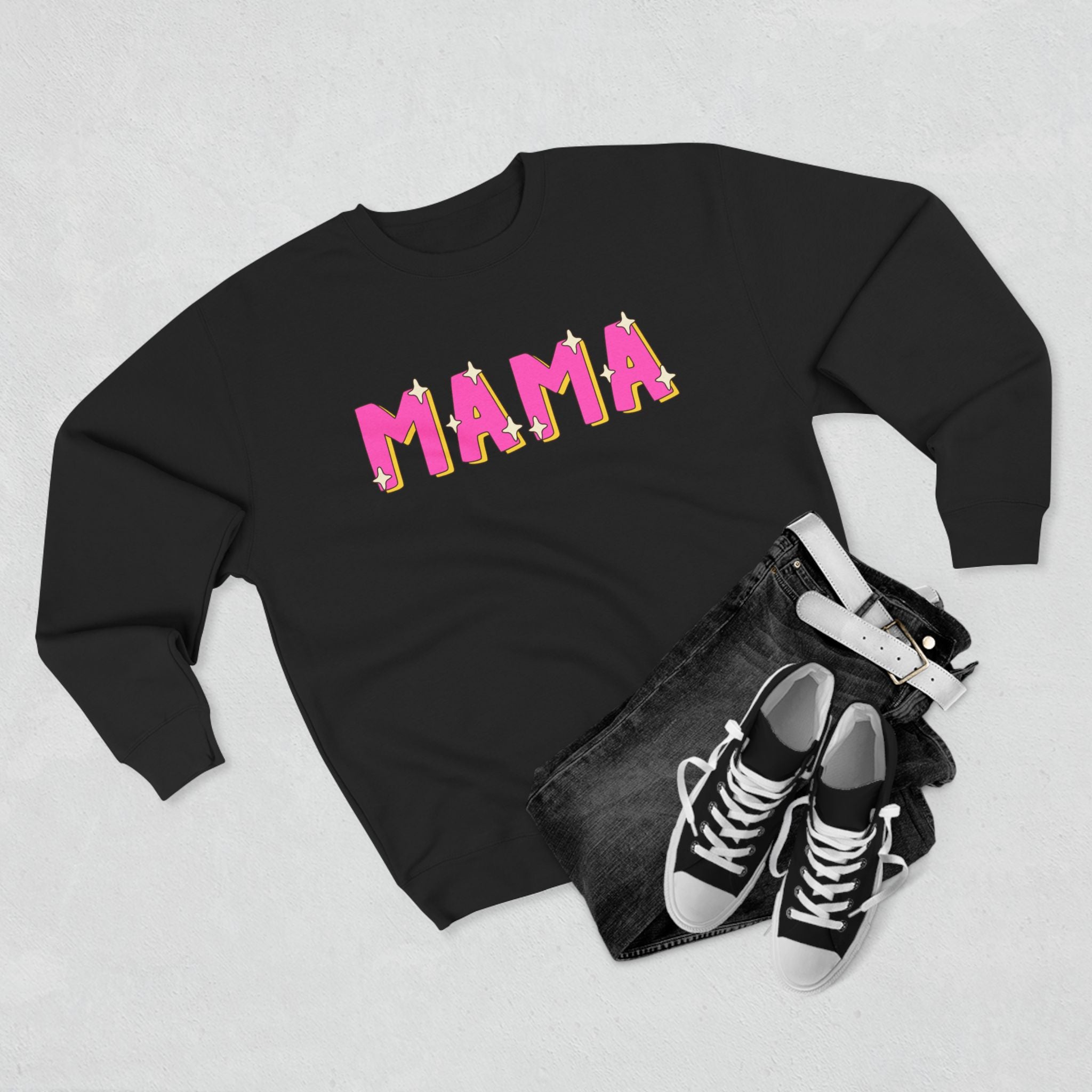 Mama Pink Crewneck Sweatshirt
