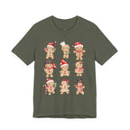 Christmas Gingerbread Characters Tee – Cute Holiday Cookie Shirt