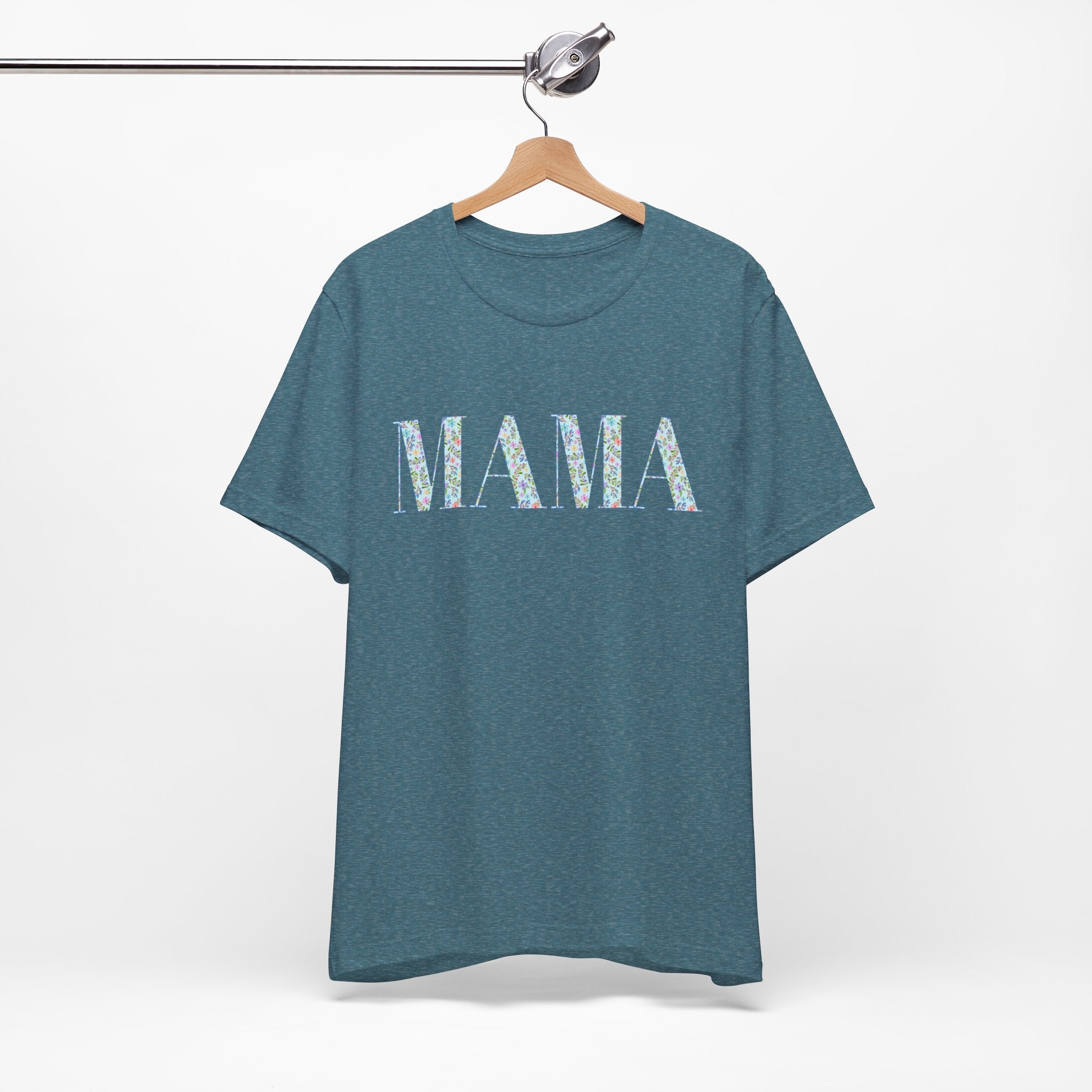 Mama Floral Tee — Mother's Day Casual Graphic T-Shirt
