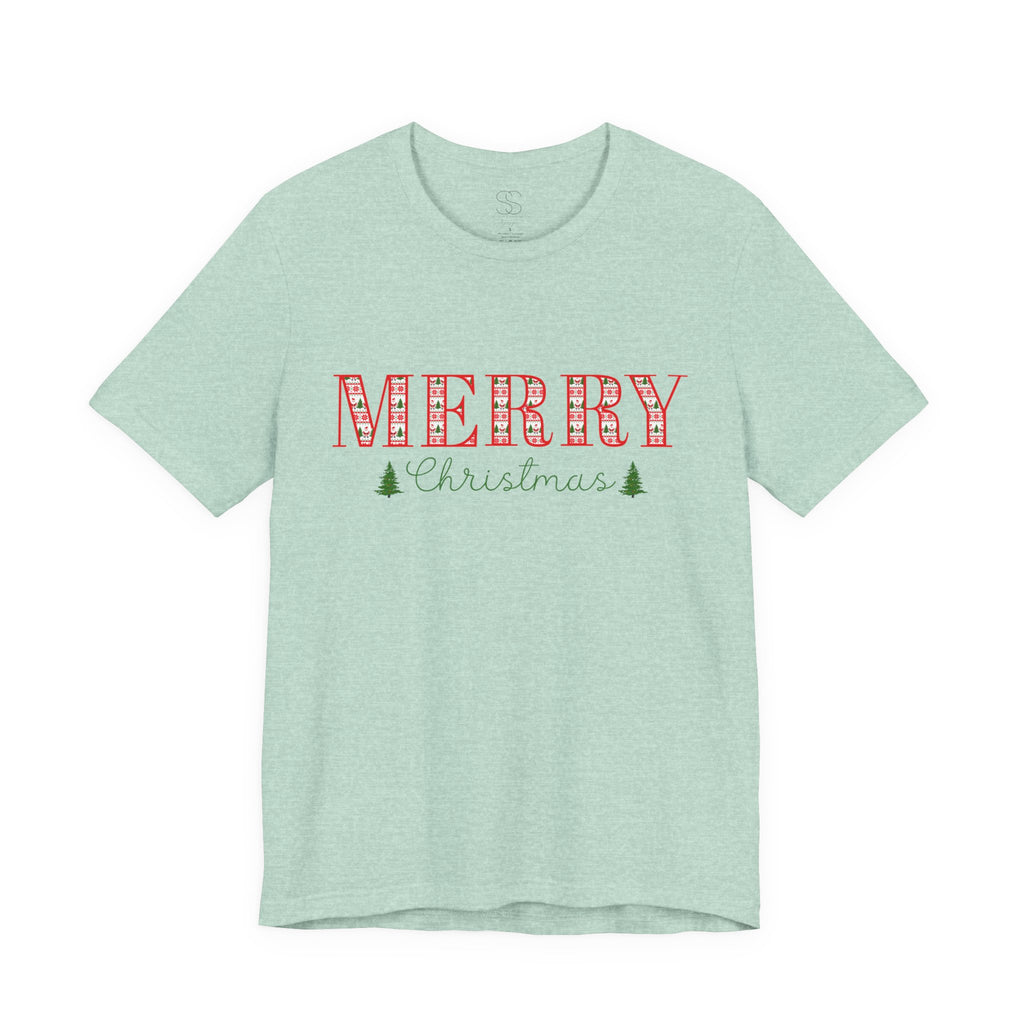 Merry Christmas Unisex Jersey Tee