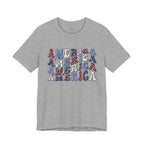 America Retro Adult T-Shirt - Vintage Patriotic 4th of July Tee