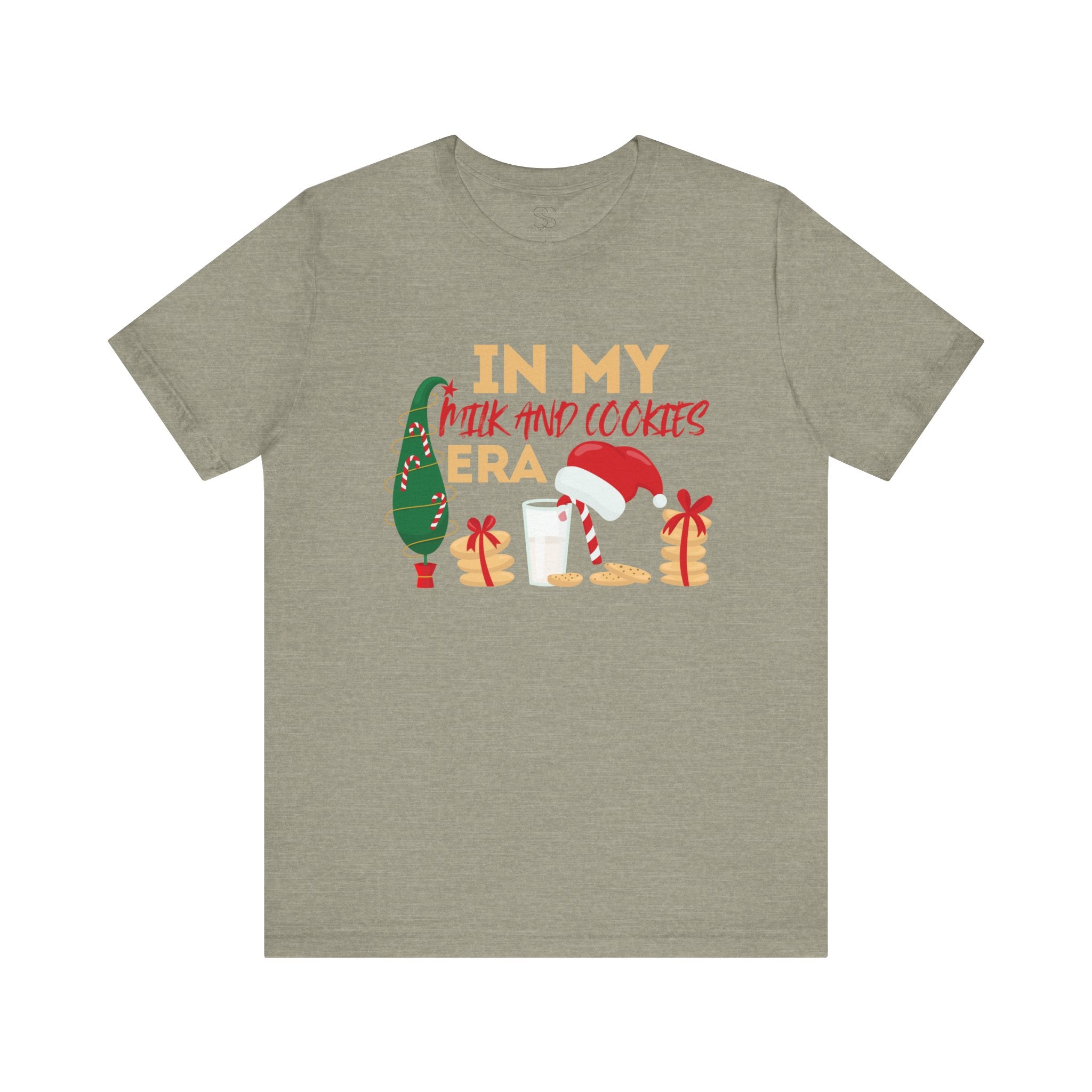 Christmas Cookie & Milk Tee - "In My Milk And Cookies Era" Holiday T‑Shirt