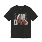 Game Day Football Tee — "Game Day" Graphic Short Sleeve Shirt