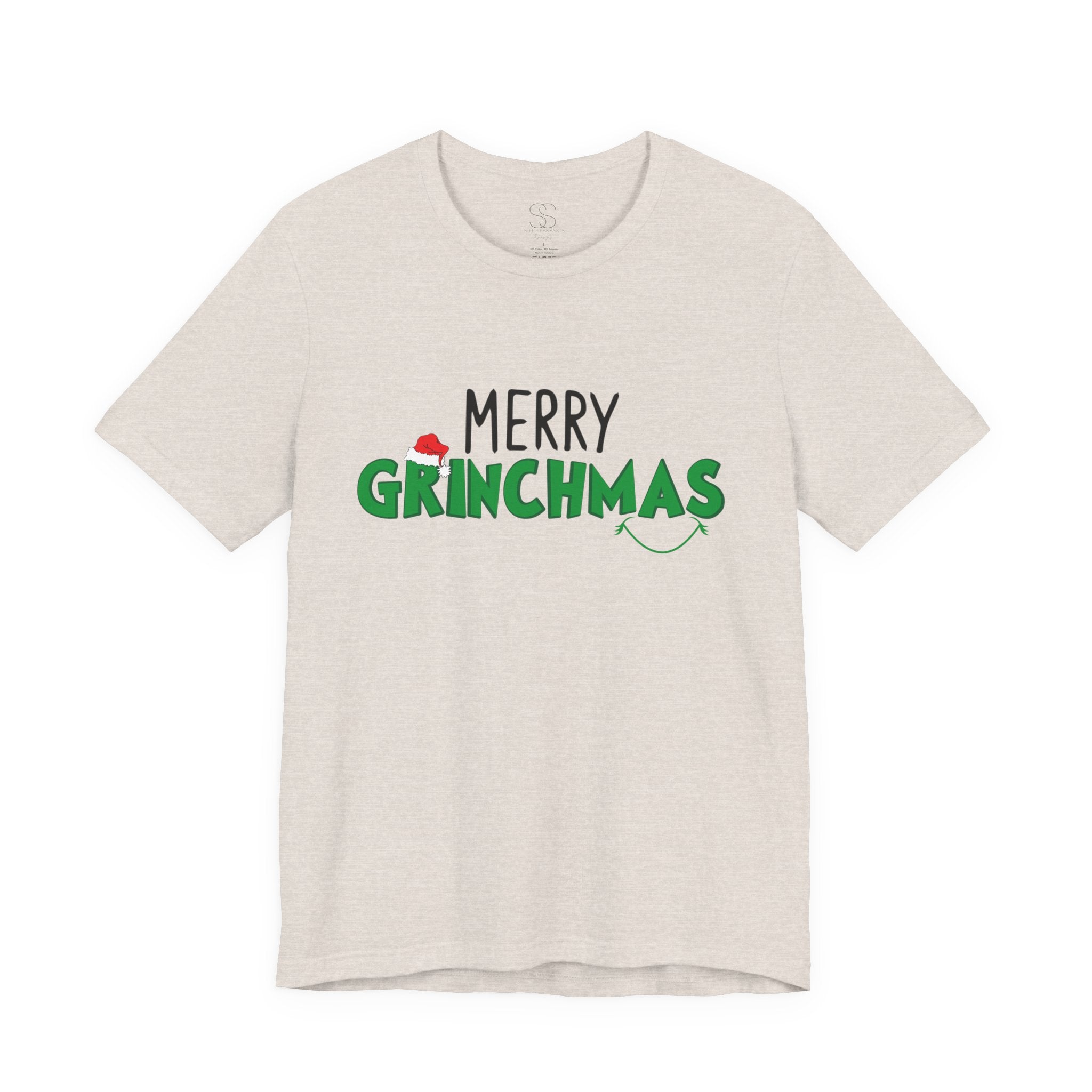 Merry Grinchmas Tee - Unisex Short Sleeve Christmas Shirt