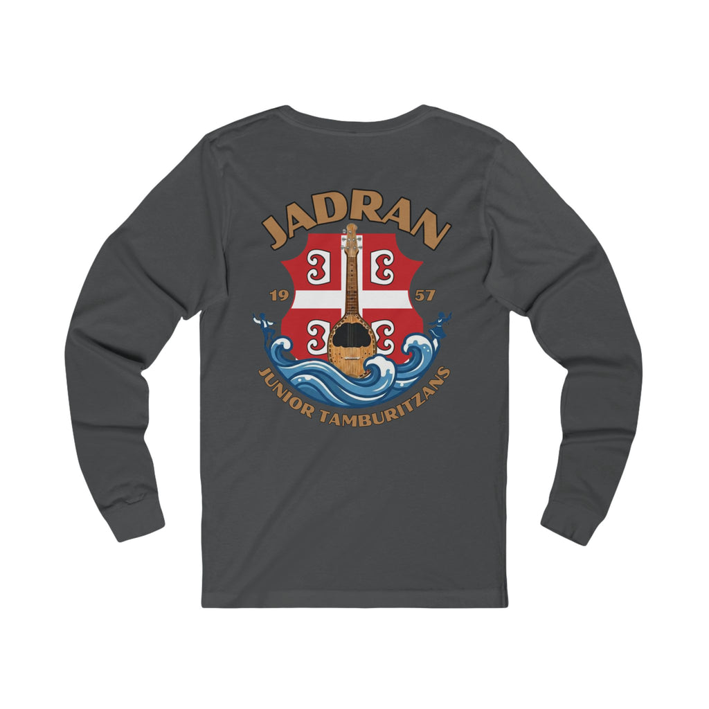Jadran Junior Tamburitzans Long Sleeve Tee - Serbian Logo